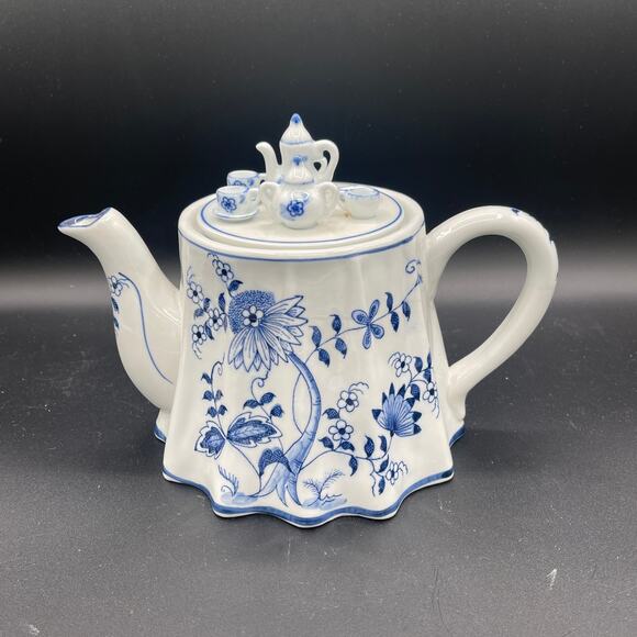 Seymour Mann Vienna Woods Fine China 4 Cup Teapot with Tea Service Lid 1992 - Picture 1 of 12